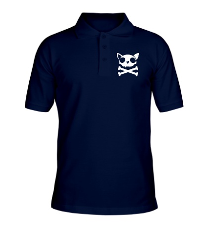 Рубашка поло «Пиратский символ котов»