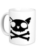 Керамическая кружка «Пиратский символ котов» - Фото 1