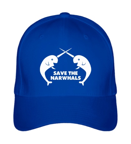 Бейсболка Save the Narwhals