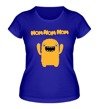 Женская футболка «Nom nom nom»