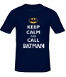 Мужская футболка «Keep-Calm and call Batman» - Фото 1