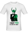 Мужская футболка «Loki: Join my army» - Фото 1