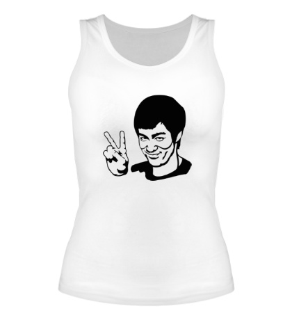 Женская майка Bruce Lee: Peace