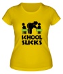 Женская футболка «Shool sucks» - Фото 1