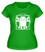 Женская футболка «Андроид давинчи» - Фото 1