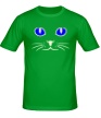 Мужская футболка «Глаза кошки, свет» - Фото 1