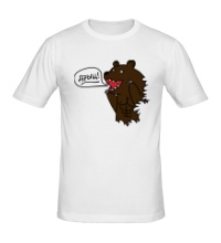 Мужская футболка Медведь качок