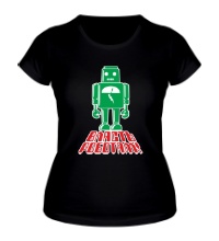 Женская футболка Власть роботам