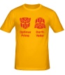 Мужская футболка «Оптимус Прайм и Дарт Вейдер» - Фото 1