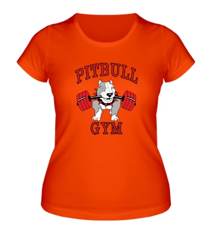 Женская футболка «Pitbull gym»