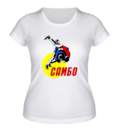 Женская футболка «Самбо»
