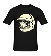 Мужская футболка Кот космонавт