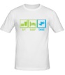 Мужская футболка «Eat, sleep, tweet» - Фото 1