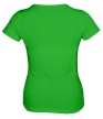 Женская футболка «Череп краской» - Фото 2