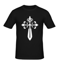 Мужская футболка Крест-меч