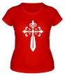 Женская футболка «Крест-меч» - Фото 1