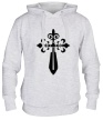 Толстовка с капюшоном «Крест-меч» - Фото 1