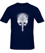 Мужская футболка «Крест с черепами» - Фото 1