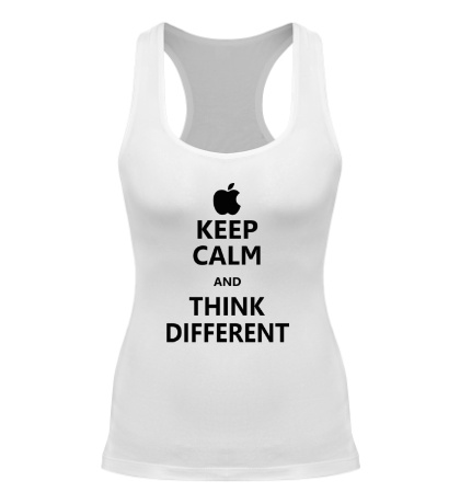 Женская борцовка Keep calm and think different