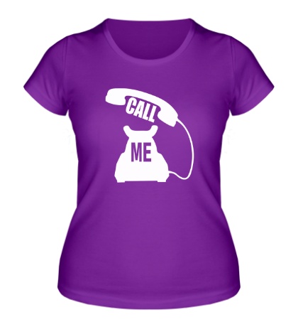 Женская футболка «Позвони мне»