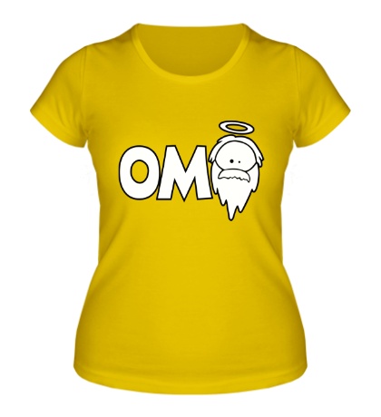 Женская футболка OM God