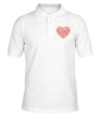 Рубашка поло «Цветущее сердце» - Фото 1