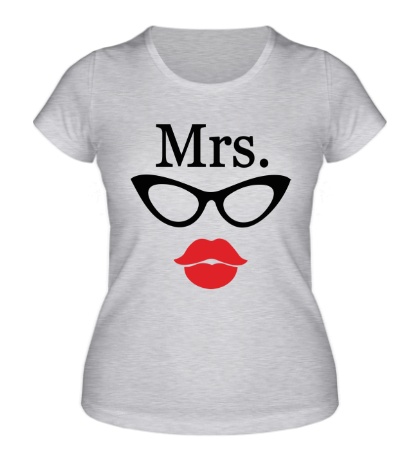 Женская футболка «Миссис, для нее»