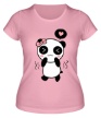 Женская футболка «Влюбленная панда девочка» - Фото 1