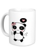 Керамическая кружка «Влюбленная панда девочка» - Фото 1