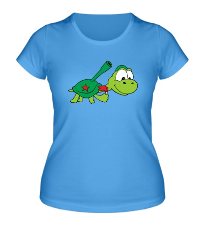 Женская футболка «Боевая черепаха»