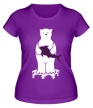 Женская футболка «Мишка на льдине» - Фото 1