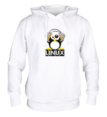 Толстовка с капюшоном Linux