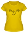 Женская футболка «Скелет дракона» - Фото 1