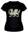 Женская футболка «Мифический дракон свет» - Фото 1