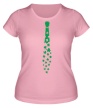 Женская футболка «Галстук с трилистниками» - Фото 1