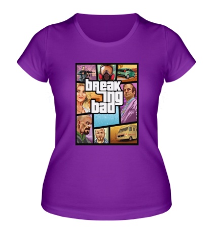 Женская футболка «Breaking Bad: GTA Poster»
