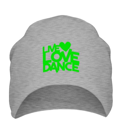 Шапка «Live Love Dance»