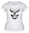Женская футболка «Злодейское лицо» - Фото 1