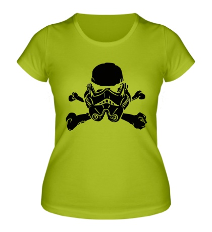 Женская футболка «Штурмовик и кости»