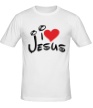 Мужская футболка «I love Jesus» - Фото 1
