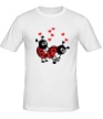 Мужская футболка «Влюбленые букашки» - Фото 1