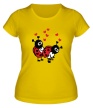 Женская футболка «Влюбленые букашки» - Фото 1