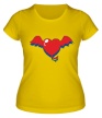 Женская футболка «Демоническое сердце» - Фото 1