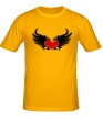 Мужская футболка «Сердце с крыльями» - Фото 1