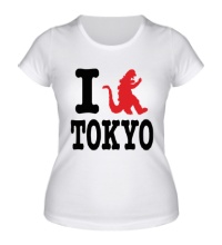 Женская футболка Godzilla, I Godzilla Tokyo