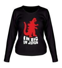 Женский лонгслив Godzilla, IM BIG JAPAN