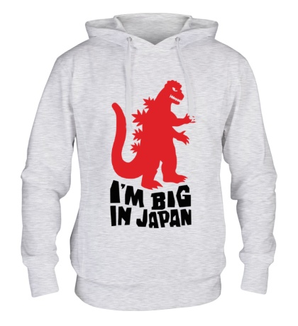 Толстовка с капюшоном «Godzilla, IM BIG JAPAN»
