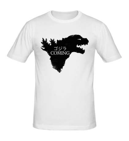 Мужская футболка «Godzilla is COMING vintage»