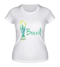Женская футболка Brazil Cup