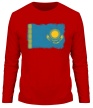 Мужской лонгслив «Флаг Казахстана» - Фото 1